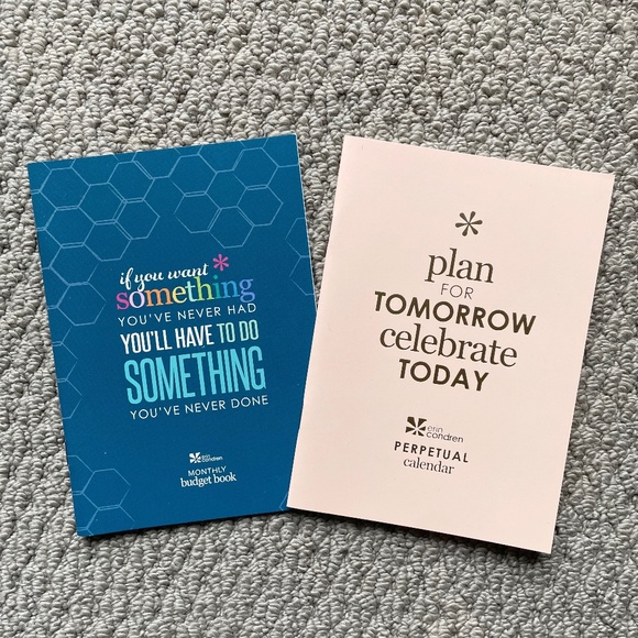 Erin Condren Monthly Budget Book and Perpetual Calendar with Birthdays/Holidays - Picture 1 of 12